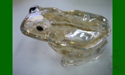 Frog Candy Container, Flint Glass Company