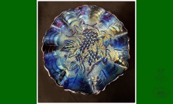 Imperial Grape, Imperial. Bol ondulé améthyste.
Irisation bleu électrique. WOW!