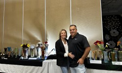 Les "Chefs de file" Delphine et Patrick.
Congrès tout a fait réussi !... 
